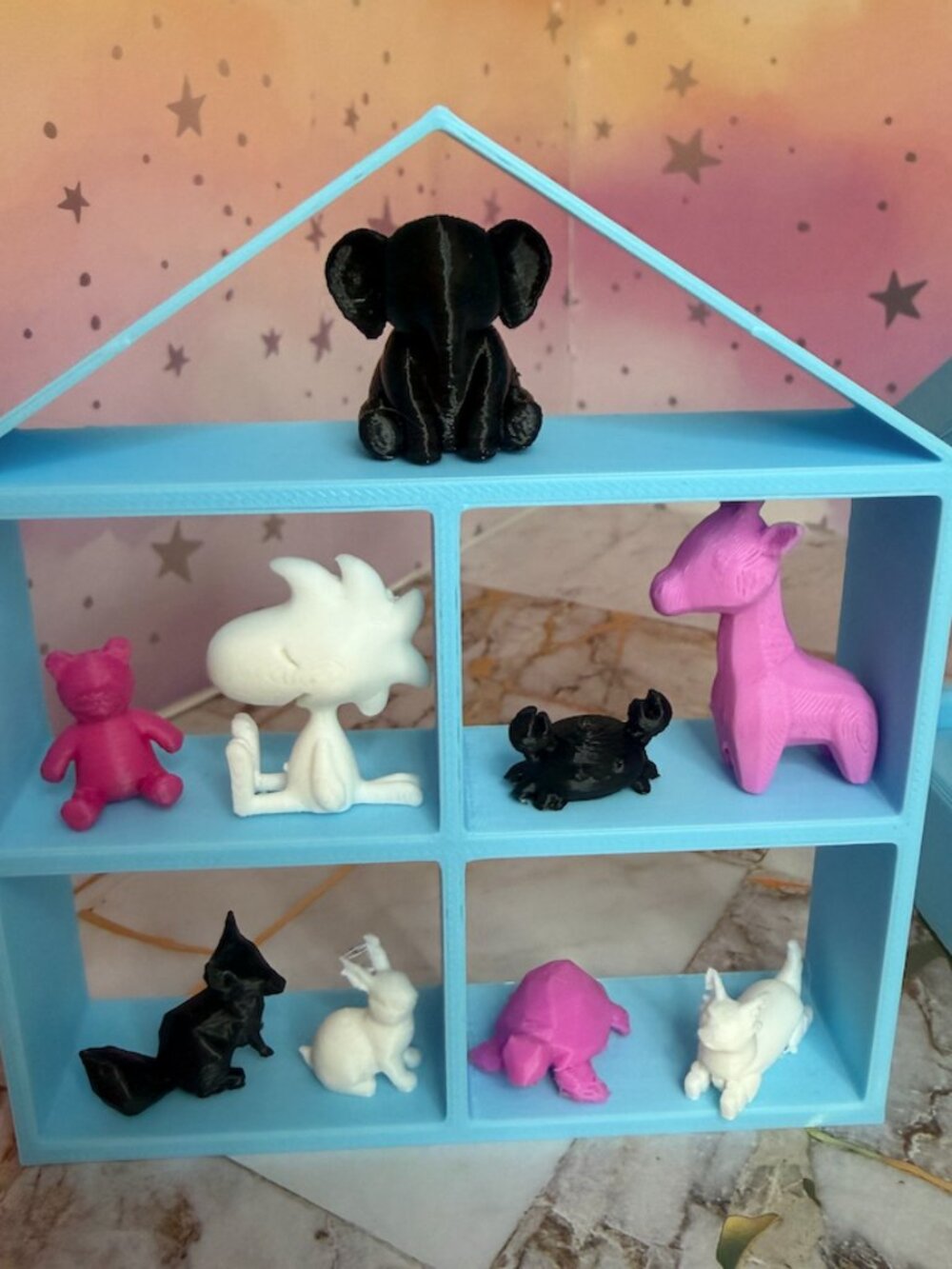 House Display Shelf for Baby Doll | 3D Printed Dollhouse Shelf